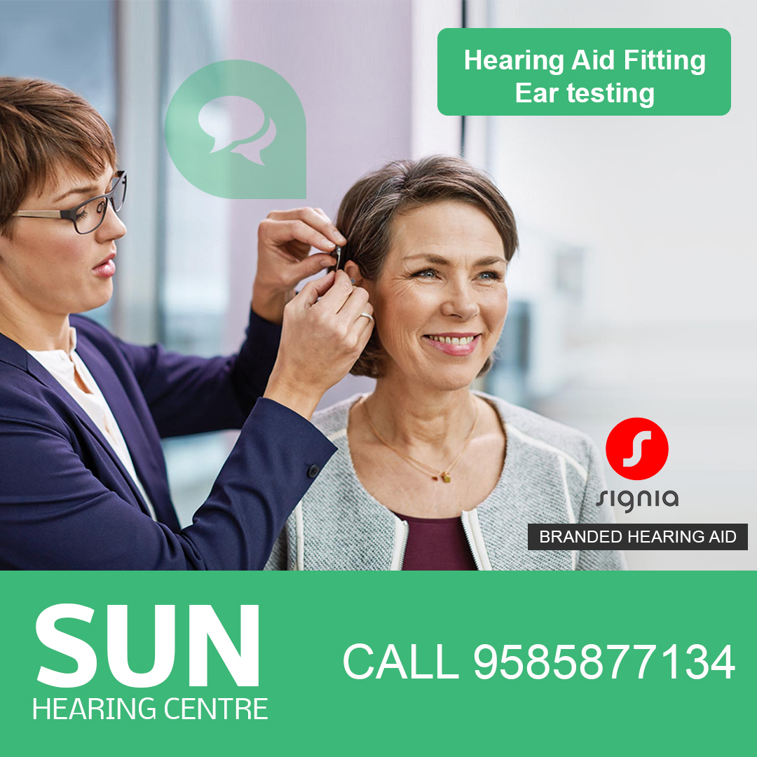 ear machine fitting at SUN hearing centre Tirunelveli