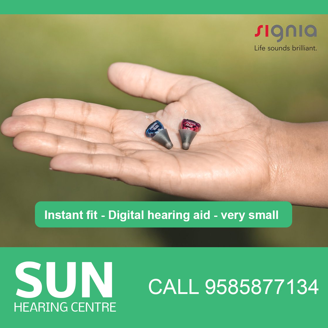 rechargable cic hearing aid at SUN hearing centre Tirunelveli